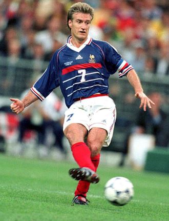 Ginette Deschamps son Didier Deschamps during his playing career